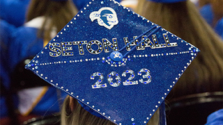 a photo of 2023 graduation ceremony cap