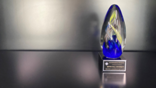 Image of the glass ALE 2022 Award- Outstanding Program-Seton Hall University- Buccino Leadership Institute
