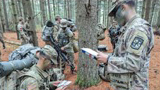 Cadets receive feedback on their tactical skills.