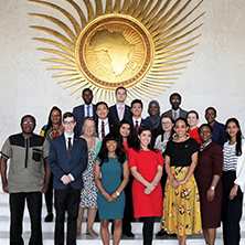 Students at the African Union.