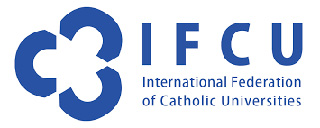 A photo of the International Federation of Catholic Universities (IFCU) logo.