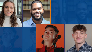 Student headshots of the Top Hatters cybersecurity team.