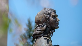 Mother Seton Statue in Front of Jubilee Hall