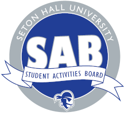 SAB, Student Activities Board, logo. 
