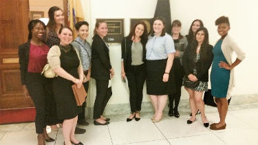 The Women of Diplomacy Leadership Program explore Washington D.C. and meet with governmental leaders.