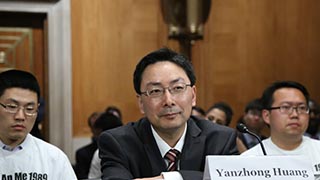 Yanzhong Huang travels and talks China/U.S. Relations