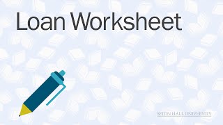 Loan Worksheet