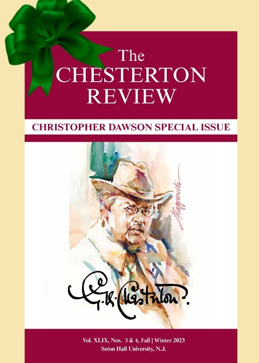 Image of the Chesterton Review, Vol 48, Numbers 3 and 4, Fall Winter 2022 
