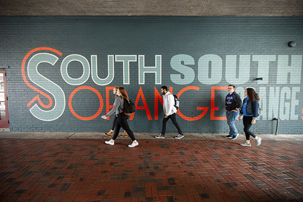 Students Walking in South Orange