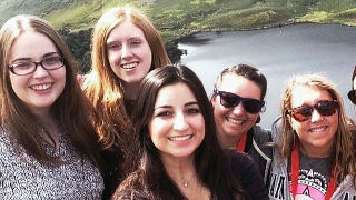 Students from the School of Health and Medical Sciences traveling abroad to Ireland. 
