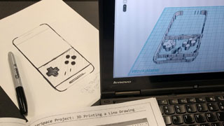 Using Tinkercad to create a 3d shape from a 2d sketch